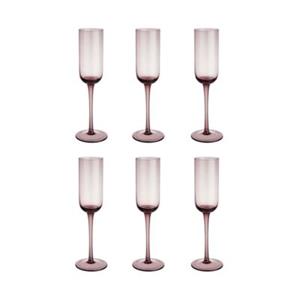 Butlers VENICE 6x Sektgläser 210ml helllila
