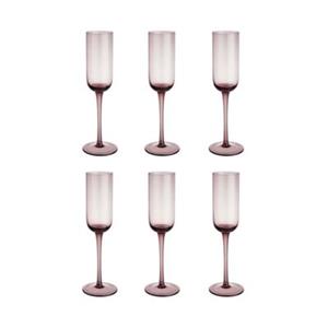 Butlers VENICE 6x Sektgläser 210ml helllila