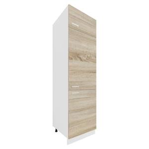 VCM Küchenschrank Breite 60 cm Hochschrank Küche Küchenmöbel Esilo weiß-kombi