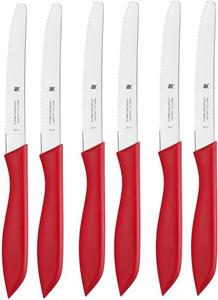 WMF Messer-Set (6-tlg), Spezialklingenstrahl, mit Doppelwellenschliff, 6-teilig