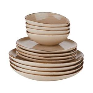 Butlers FINCA Geschirr-Set 12-tlg. beige