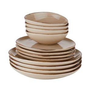 Butlers FINCA Geschirr-Set 12-tlg. beige