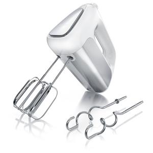 Arendo Handmixer, 500 W, Elektrischer Handmixer Handrührer - inkl. 2 Quirle und 2 Knethaken aus Edelstahl – Handrührgerät - Hakenentriegelung – Turbotaste – Thermosicherung – Ed