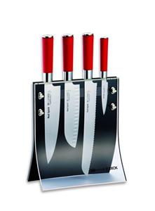 Dick Messerblock » Messerblock Acryl 4 Messer Red Spirit 8177200«