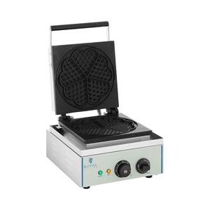 Royal Catering Wafelijzer - 1500 Watt - Hartvormig