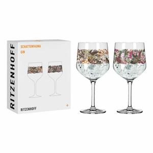 Ritzenhoff Cocktailglas »Schattenfauna Gin-Kelch 2er-Set 002«, Kristallglas, Made in Germany