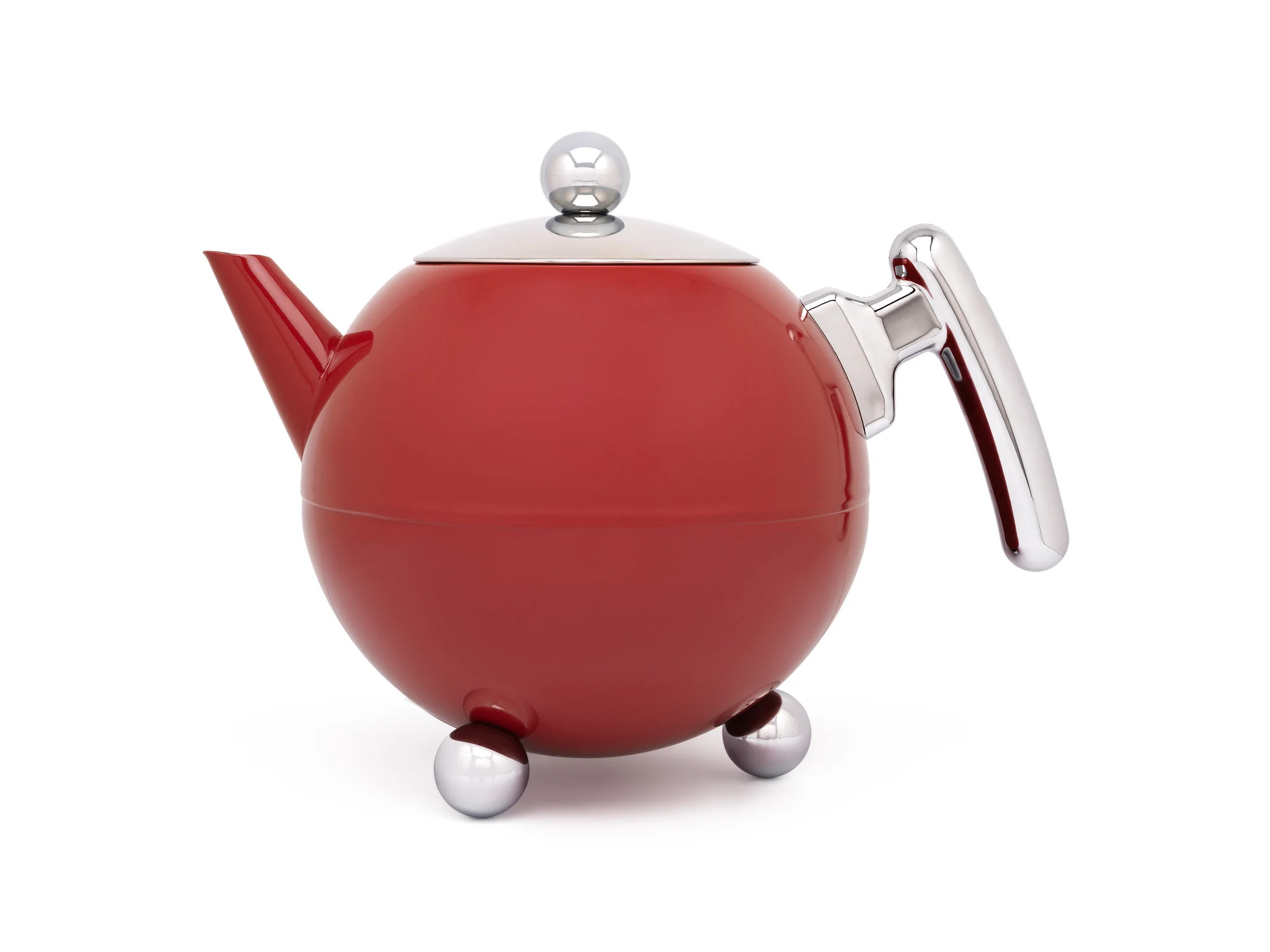 Bredemeijer Theepot Duet Bella Ronde 1,2L - carmine red