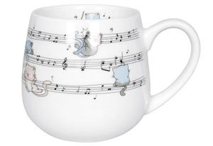 Könitz Geschirr-Set »Kuschel Kaffeebecher Lovely Cats - Musical 400ml«