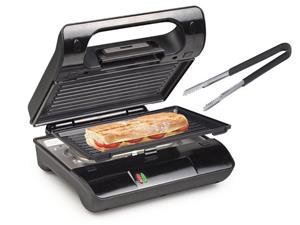 Princess Kontaktgrill, 700 W, Elektro Kontaktgrill mit Grillzange Low fat Indoorgrill Panini Multigrill Snackmaker Tischgrill 700Watt