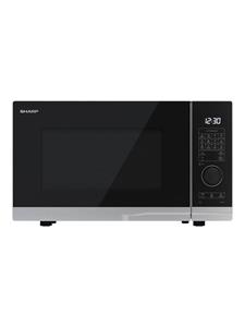 Sharp Premium series YC-PG254AE-S - microwave oven with grill - freestanding - silver