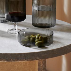 Ferm Living Ripple Schalen 4er Set Grau