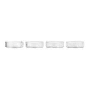 Ferm Living Ripple Schalen 4er Set Klar