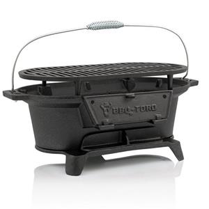 BBQ-Toro Holzkohlegrill » Gusseisen Holzkohle Grilltopf mit Grillro«