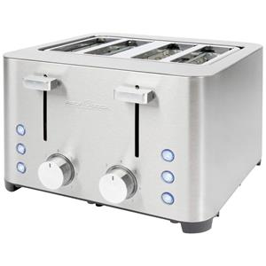 ProfiCook Toaster PC-TA 1252, Toaster 4 Scheiben, 2 getrennte Bedienelemente