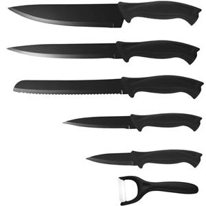 Michelino Messer-Set »Messerset 6 tlg. Schwarz« (6-tlg)