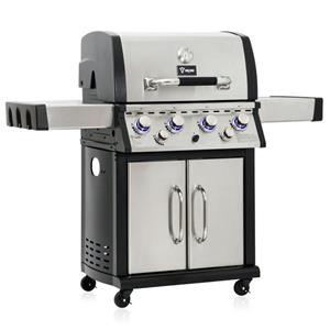 BBQ-Toro Gasgrill » Premium Edelstahl Gasgrill 4+1+1 - 4 Bren«