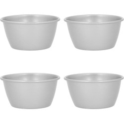 Krumble Puddingvormen - Zilver - Set van 4