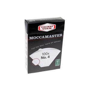 Moccamaster Filterkaffeemaschine  85022 Kaffeefilter No.4, 100 Stück