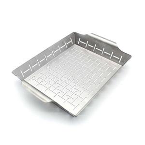 Santos Grillpfanne » BBQ Gemüsekorb L / Grillpfanne Edelstahl, 35 x 24,2 cm«, Edelstahl