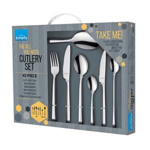 Amefa Manille All You Need Bestekset 42-delig - Zilver