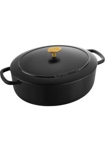 Ballarini Bellamonte braadpan ovaal 29cm - 4,5L Zwart