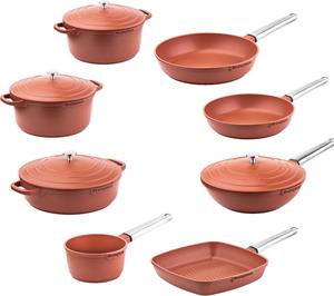 Westinghouse Pannenset - 13-delige complete Performance set - Rood