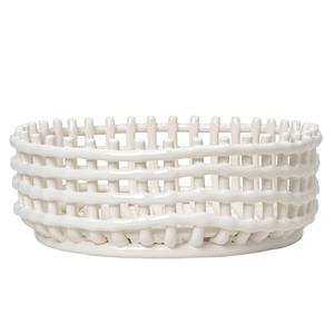 Ferm Living Ceramic Centrepiece Obstschale Off-White