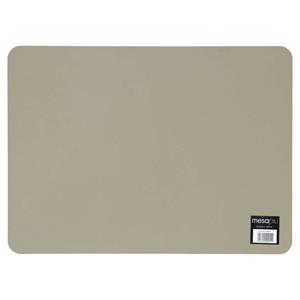 Mesapiu  Placemats - Placemat Taupe leer 45x33cm