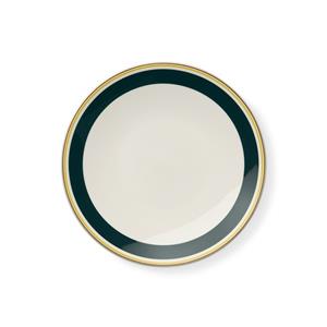 DIBBERN  Capri - Dinerbord 28cm Dark Green/Yellow