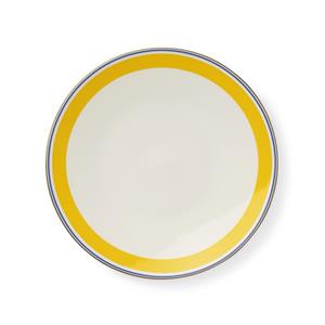 DIBBERN  Capri Coupe - Dinerbord 28cm Yellow/Blue
