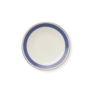 DIBBERN  Capri Coupe - Gebakbordje 17cm Blue/Rose