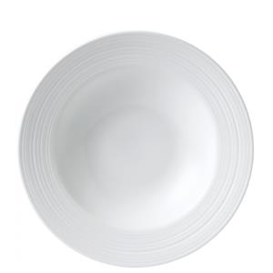 WEDGWOOD  Jasper Conran White - Pastabord met rand 26cm Strata