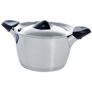 BK Cookware BK Q-linair Classic Kookpan - 20 cm - RVS - Veilig afgietsysteem