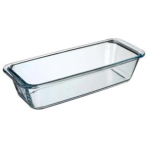 Secret de Gourmet Ovenschaal rechthoek - Transparant - Geglazuurd glas - 31 x 12 x 7 cm - Ovenschalen