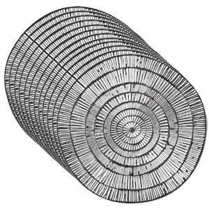 Arte r Placemats - D38 cm - metallic Zilver