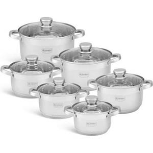 Classic Line - Pannenset - RVS - 12 delig - Voorzien Van