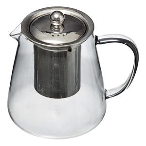 Secret de Gourmet  Theepot - Glas/rvs et Filter - 800 Ml - Theepotten