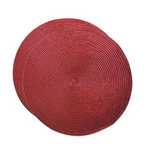 Gerim Placemats - rond - D38 cm - Rood