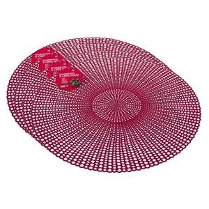 Gerim Placemats - D40 cm - Rood