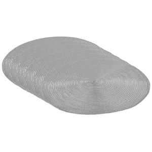 Gerim Placemats - rond - D38 cm - Zilver