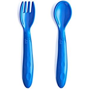 Baby Lepel&Vork Babyjem Blauw