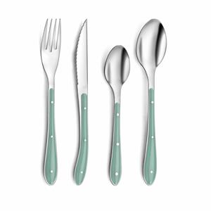 Besteck Amefa Bistro Grün Metall (24 Pcs)