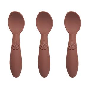 nuuroo Kinderlöffel Ella 3 Stück, Mahogany