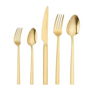 Home affaire Besteck-Set »Colmar«, Edelstahl 18/10, PVD gold glänzend, 30 Teile