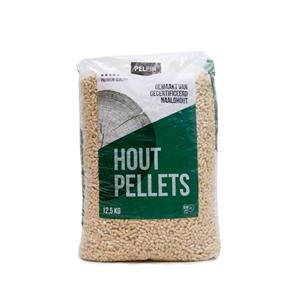 PELFIN Houtpellets Wit Naaldhout– 12,5 kg