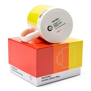 Pantone Universe Becher »Limited Edtion No. 1 Yellow 012, Orange 021 & Red«, Porzellan