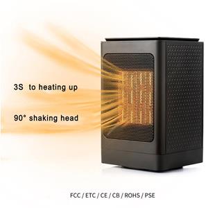 AFINTEK Elektrische Kachel Ek02 - Keramische Kachel - Zwart