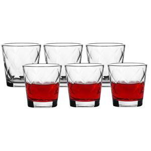 Bormioli Rocco Waterglazen/drinkglazen set van 12x stuks 240 ml Transparant