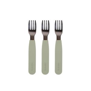 Filibabba Silikone gafler 3-pak - Green