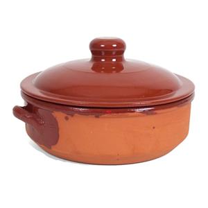 Stenen Ovenschaal/braadpan Met Deksel Salamanca 24 Cm - 4 Liter - Braadpannen